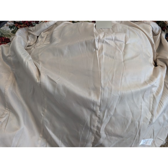 Vintage Style Floral Tapestry Brocade Blazer Scrunch Sleeves  M Y2K 90's NWT - Picture 9 of 14